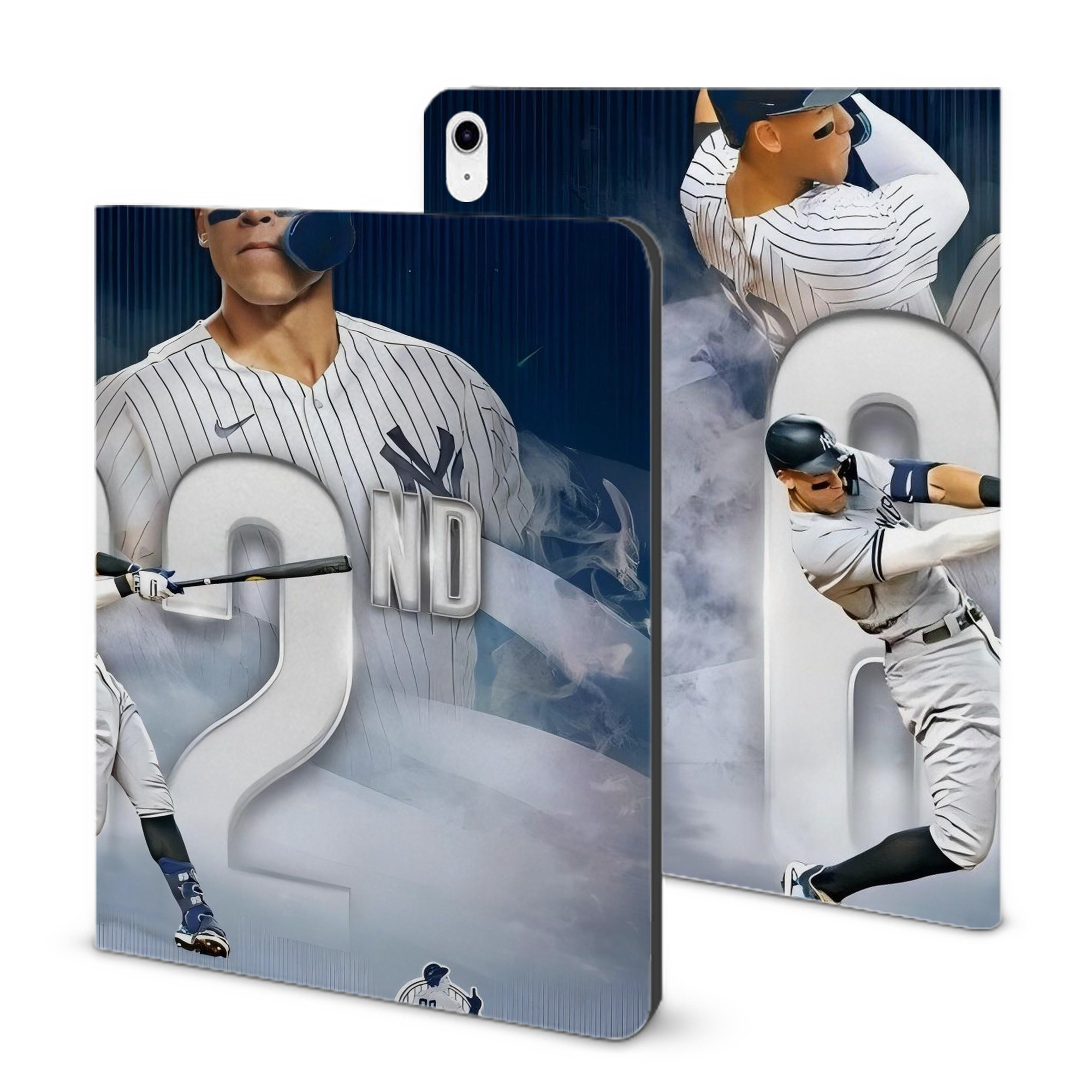 Aaron Judge 62nd Home Run 10.4.2022 IPad Case Without Pencil Slot – Book-Style Cover With PU Leather & TPU – Slim, Durable, Scratch-Resistant, Full Protection & Easy Access
